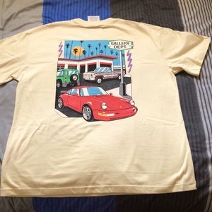 Gallery Dept. Drive Thru Boxy Fit Tee Cream Large